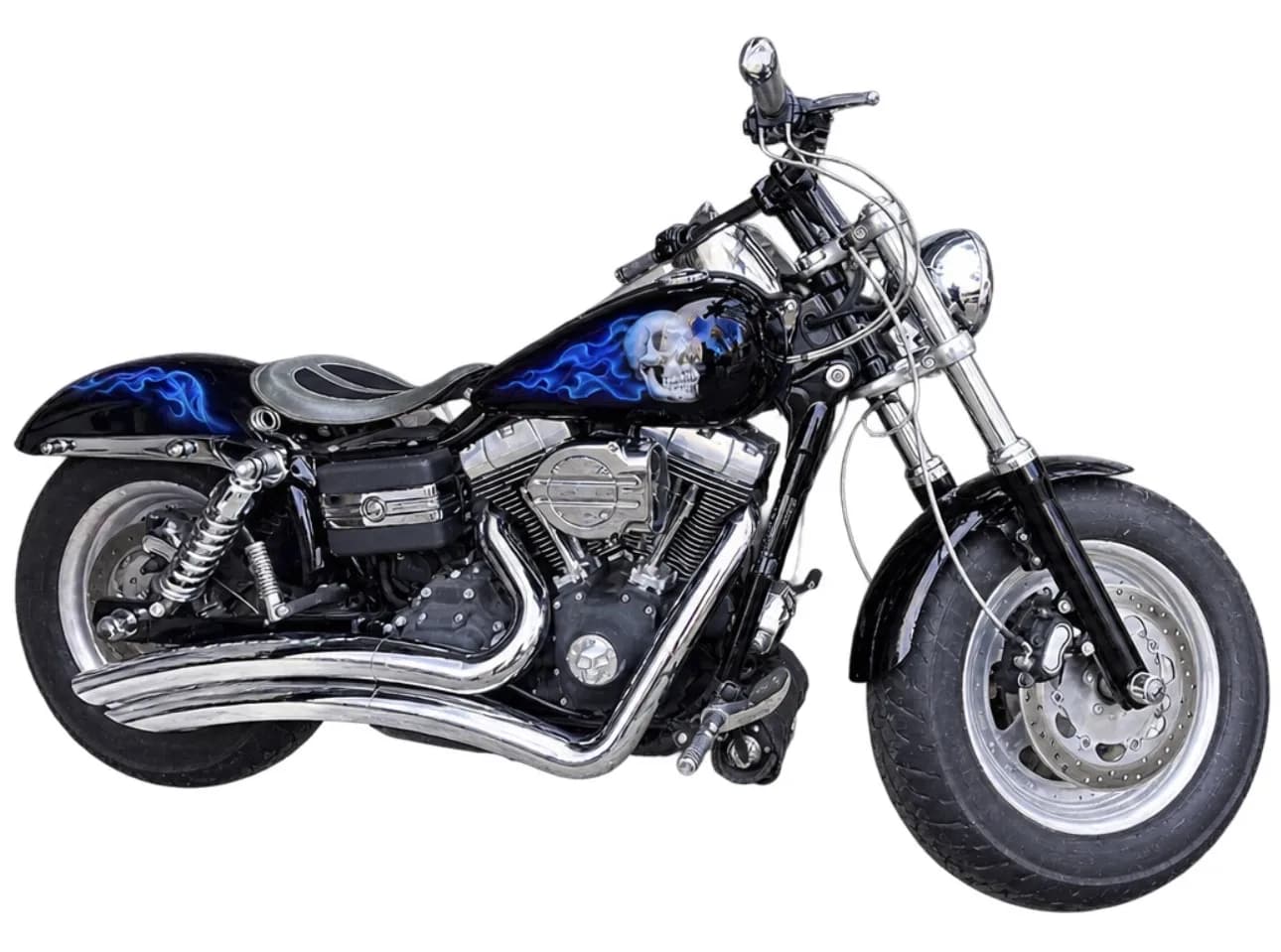Harley Davidson  Fat Bob  - Miniature 2