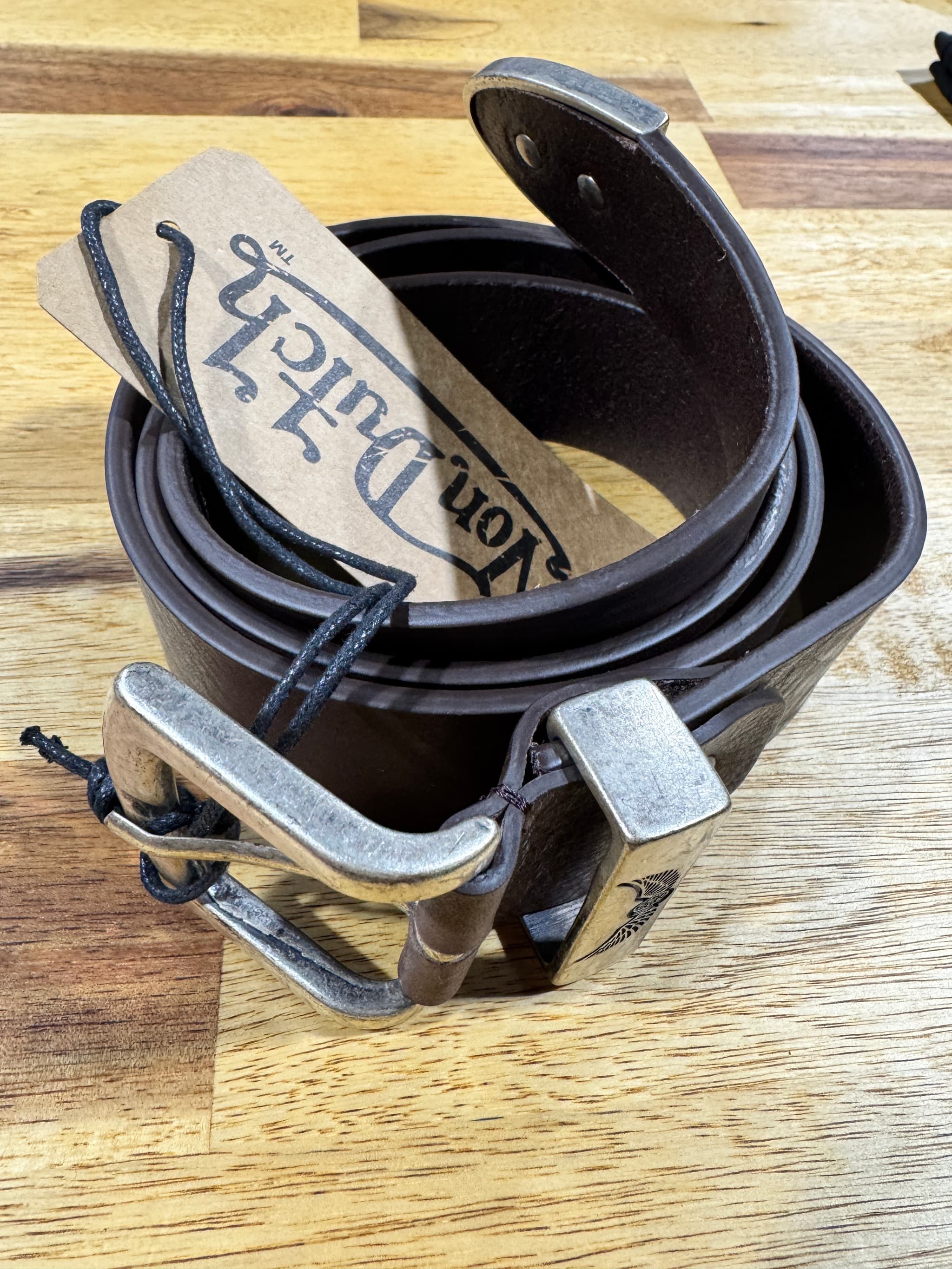 Ceinture VD Cuir de buffle - Miniature 2