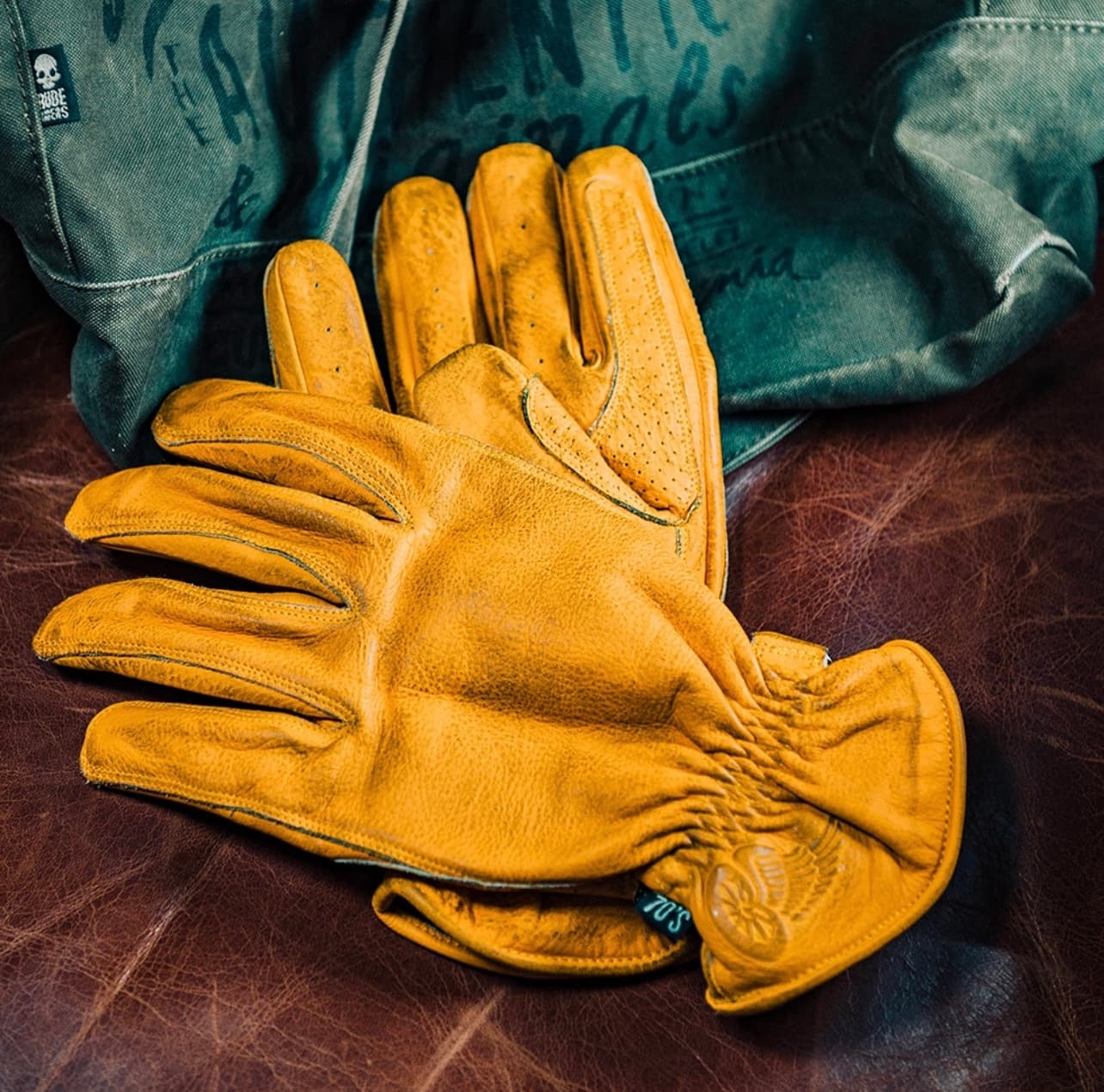 Gants cuir Souple 70's