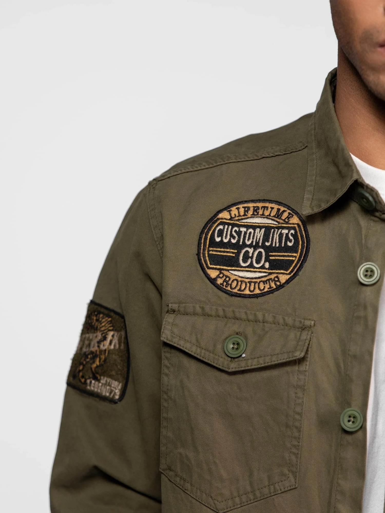 Surchemise Militaire Denin Jeffmarti