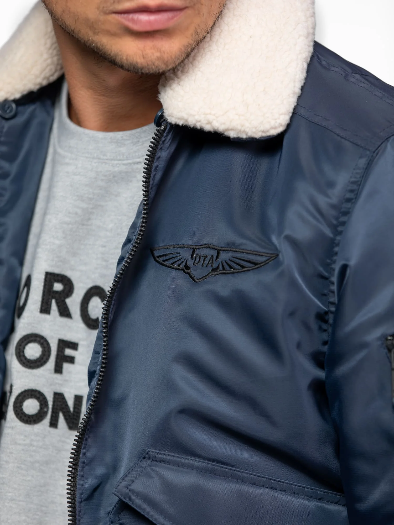 Veste Aviateur en Nylon Hanford