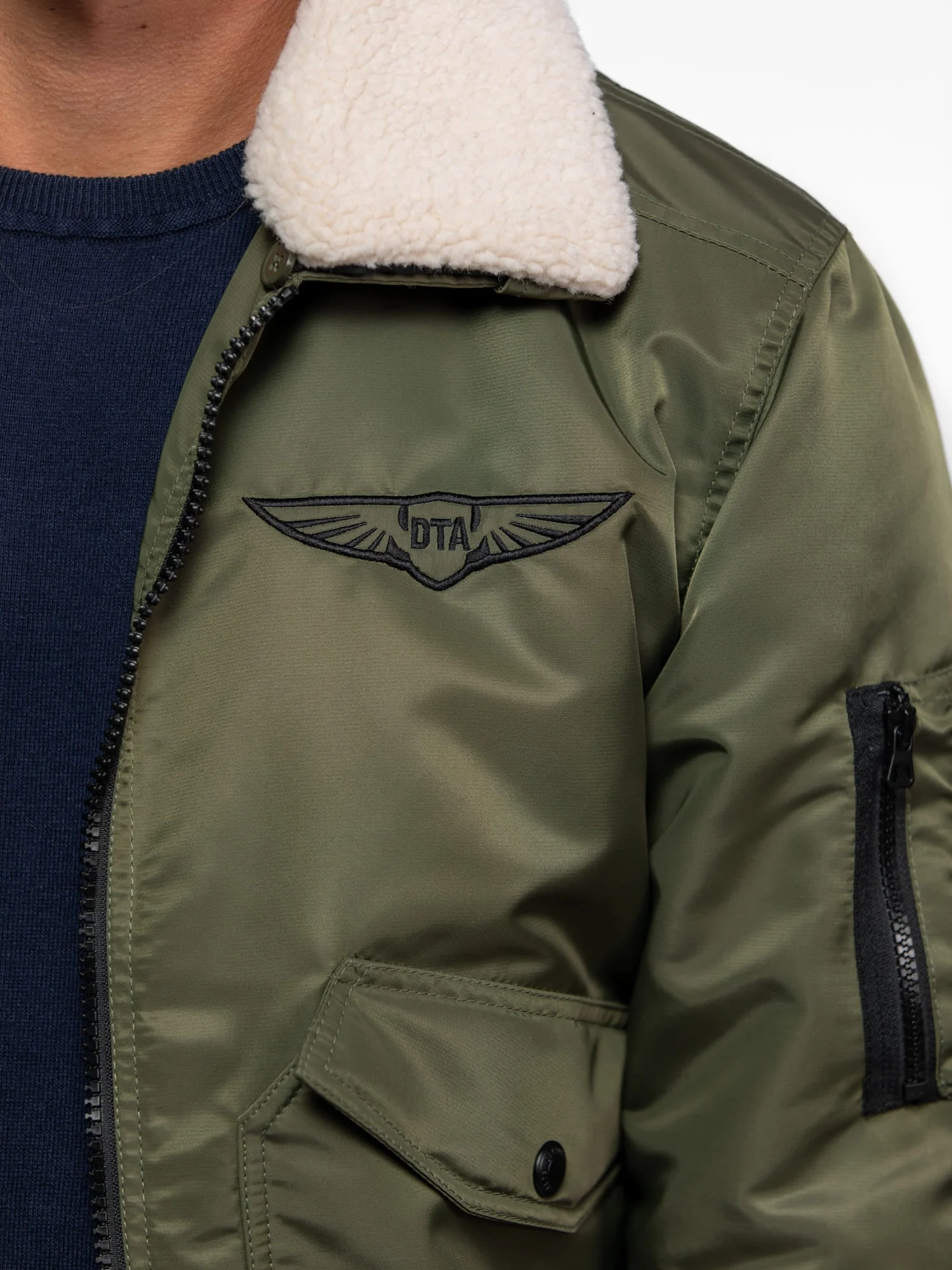 Veste Aviateur en Nylon Hanford
